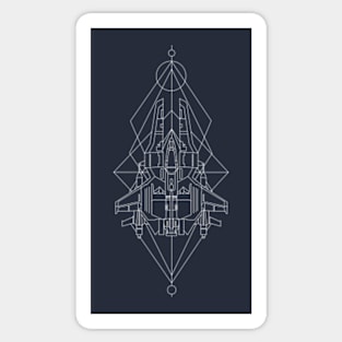 Gradius Geometric Sticker